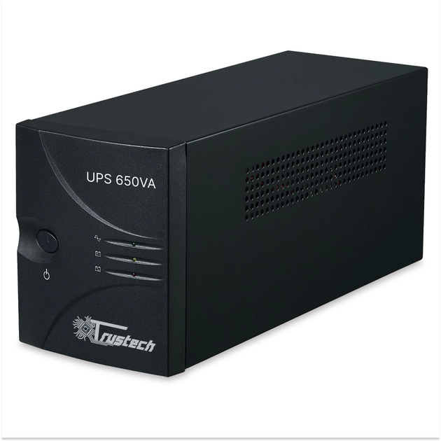 ИБП для ПК 3 розетки True Tech UPS 650VA Источник бесперебойного питания бесперебойник - изображение 3