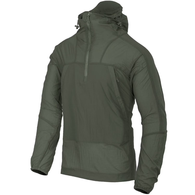 Куртка тактична Helikon-Tex Анорак Вітронепродувний Швидкосохнучий 2XL Олива Windrunner Windshirt WindPack - XL Alpha Green (KU-WDR-NL-36-B07-XXL) - изображение 1