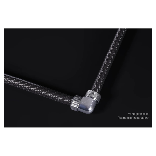 Трубка Alphacool S16 Карбонова HardTube 16mm 4x 80cm (1021877) - изображение 5