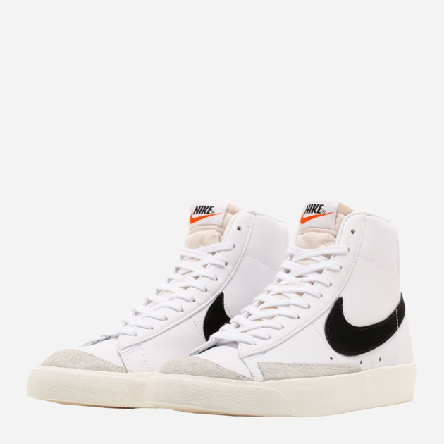 Tenisówki męskie skórzane Nike Blazer Mid 77 Vintage BQ6806-100 40.5 (7.5US) Białe (192499280237) - obraz 2