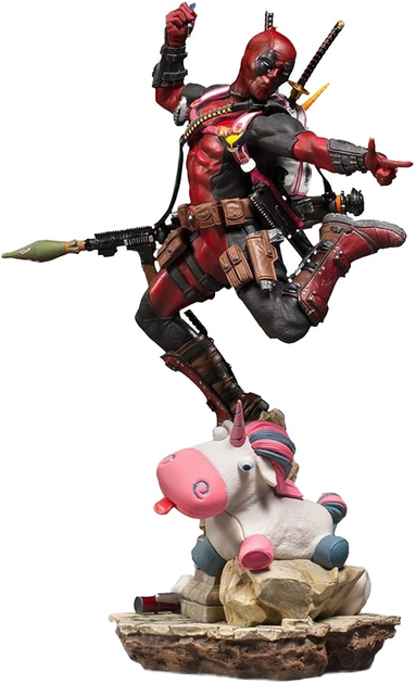 Figurka Iron Studios Marvel Deadpool deluxe art scale 1/10 (Deadpool) (0602883134294) - obraz 1