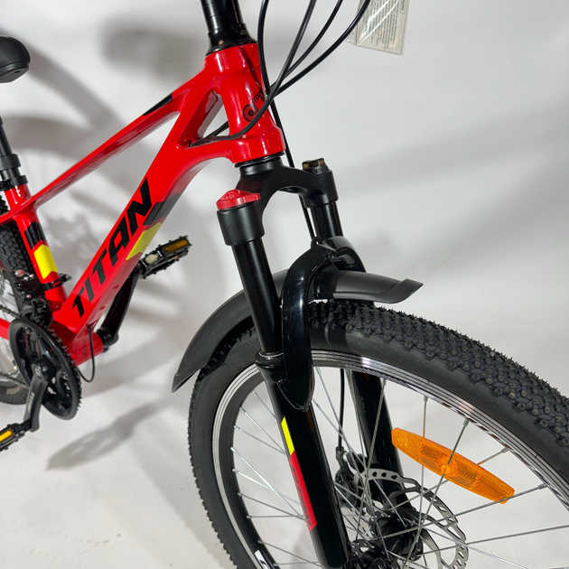 Велосипед Titan 24" Mars 2024 Рама-11" red - изображение 2
