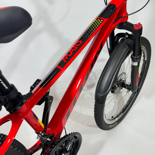 Велосипед Titan 24" Mars 2024 Рама-11" red - изображение 4