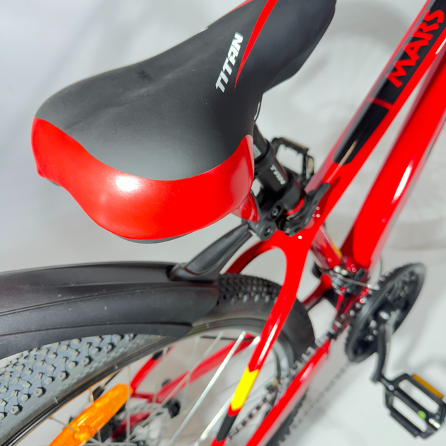 Велосипед Titan 24" Mars 2024 Рама-11" red - изображение 7