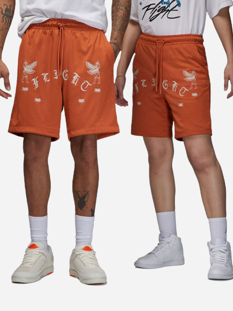 Спортивні шорти чоловічі Nike Jordan Brand x Umar Rashid Jordan Artist Series Shorts DX9720-812 Помаранчеві (196156381473) - зображення 1