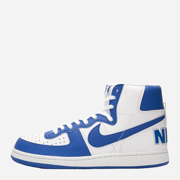 Sneakersy męskie za kostke Nike Terminator High FN6836-100 44.5 Biały/Granatowy (196968080137) - obraz 1