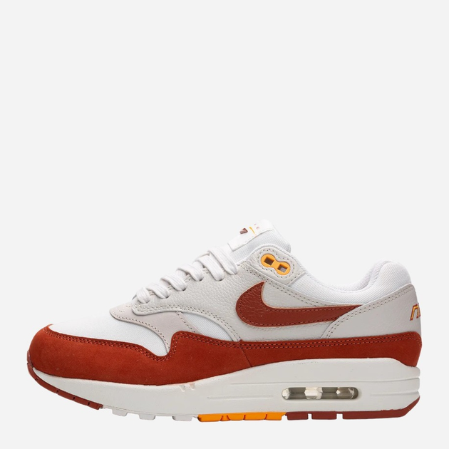 Buty sportowe męskie do kostki Nike Air Max 1 LX Wmns FD2370-100 45.5 Biały/Pomarańczowy (196607822319) - obraz 1