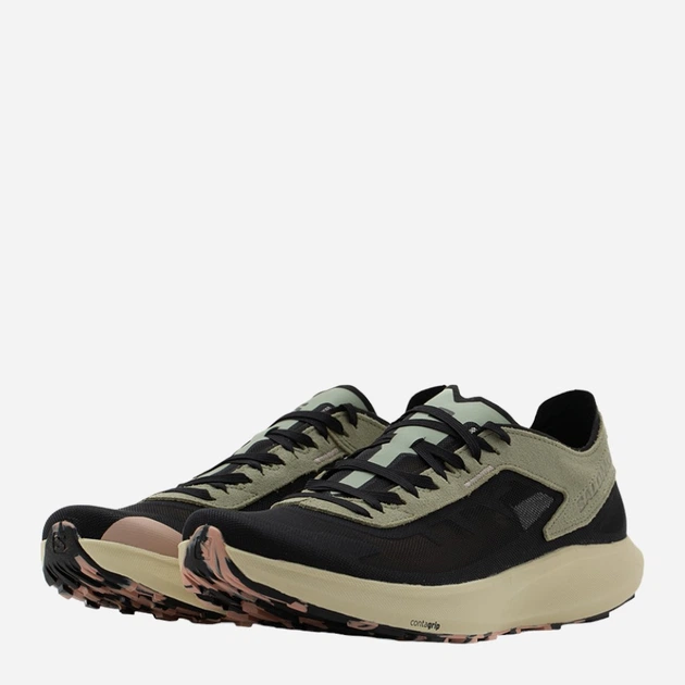 Buty do biegania męskie Salomon Pulsar PRG L47132100 44 Czarny/Oliwkowy (195751204859) - obraz 2