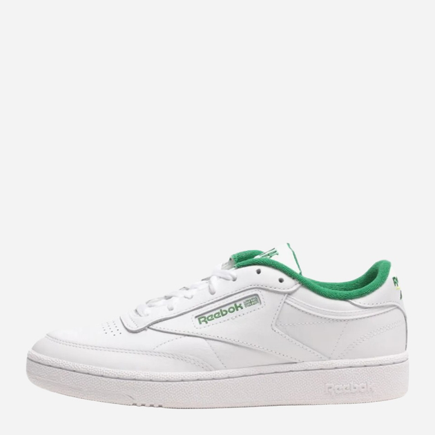 Sneakersy męskie skórzane Reebok Club C 85 W IE9387 44.5 Białe (4066751613773) - obraz 1