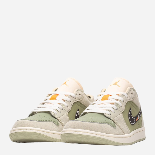 Чоловічі кросівки для баскетболу Nike Jordan Brand Air Jordan 1 Low SE Craft FD6819-300 42 Зелені (196969275358) - зображення 2