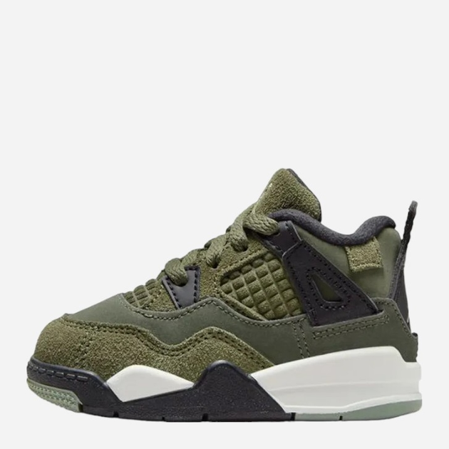 Дитячі кросівки для хлопчика Nike Jordan Brand Air Jordan 4 Retro SE Craft FB9930-200 25 Оливкові (196969273903) - зображення 1