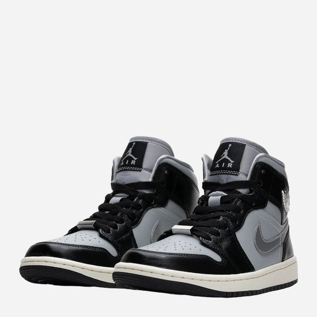 Buty do koszykówki damskie za kostkę Nike Jordan Brand Air Jordan 1 Mid SE Wmns FB9892-002 41 Szary/Czarny (196969071431) - obraz 2