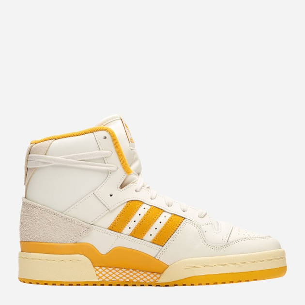 Sneakersy męskie skórzane adidas Forum 84 High IG0053 45.5 Kremowe (4066756697129) - obraz 1