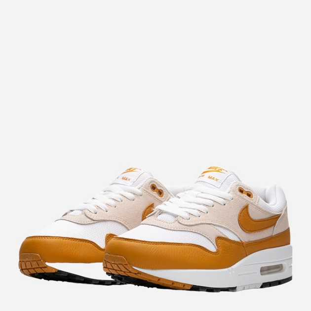 Buty sportowe męskie do kostki Nike Air Max 1 DZ4549-110 43 Beżowy/Pomarańczowy (196607818961) - obraz 2