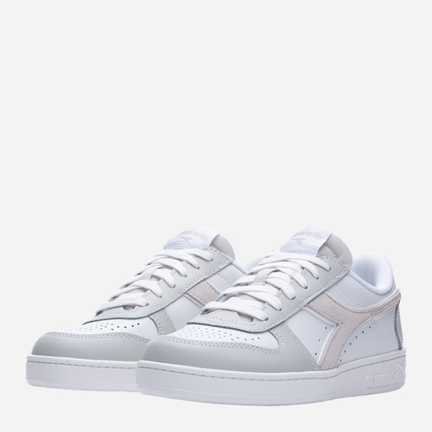 Tenisówki damskie skórzane Diadora Magic Basket Low Leather W 179015-C3134 37 Białe (8053607430215) - obraz 2