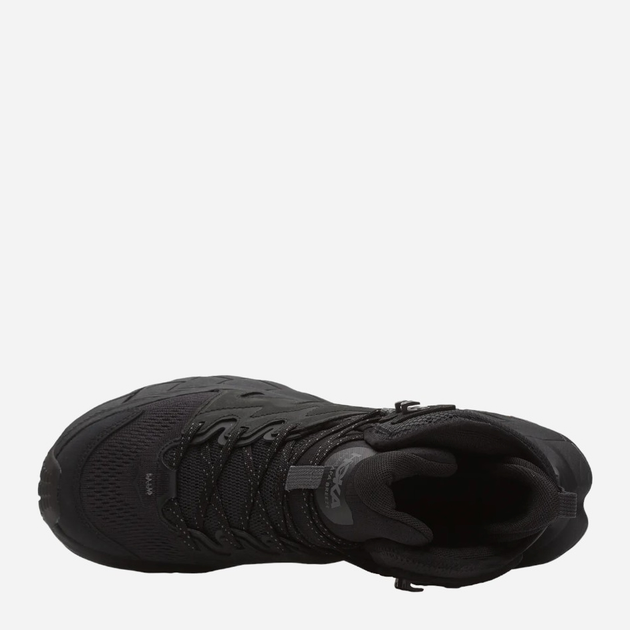 Чоловічі кросівки для бігу HOKA ONE ONE Anacapa Breeze Mid 1134505-BBLC 47.5 Чорні (196565195432) - зображення 4
