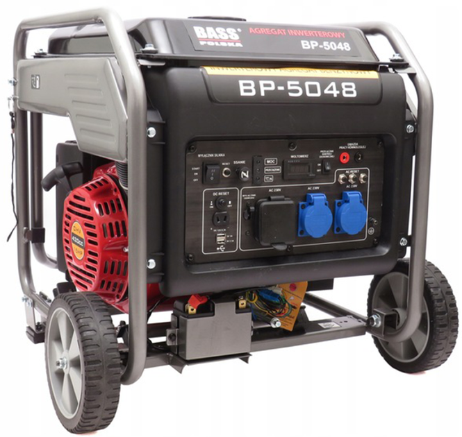 Inwertowy generator benzynowy Bass Polska 5048 7500 W (5902067626047) - obraz 1