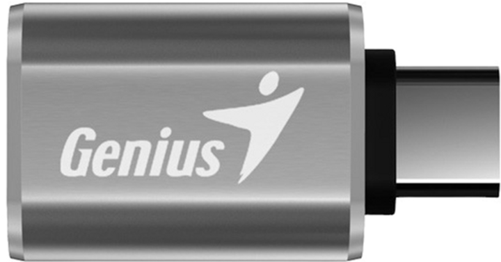 Адаптер Genius 3.0 USB Type-C - USB Type-A M/F до 5 Гбит/с Чорний (32590002400) - зображення 2