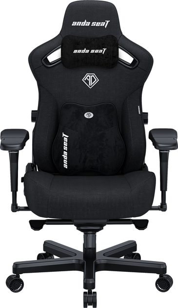 Крісло ігрове Anda Seat Kaiser 3 Pro Size XL Black Fabric (AD12YDC-XL-01-B-CF-B02) - зображення 1