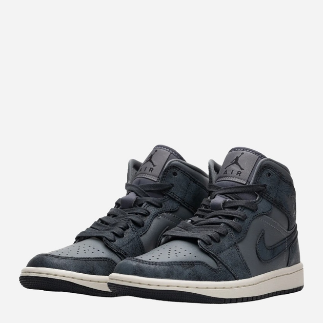 Жіночі кросівки для баскетболу Nike Jordan Brand Air Jordan 1 Mid SE Wmns FJ3448-001 41 Сірий/Синій (196975675890) - зображення 2