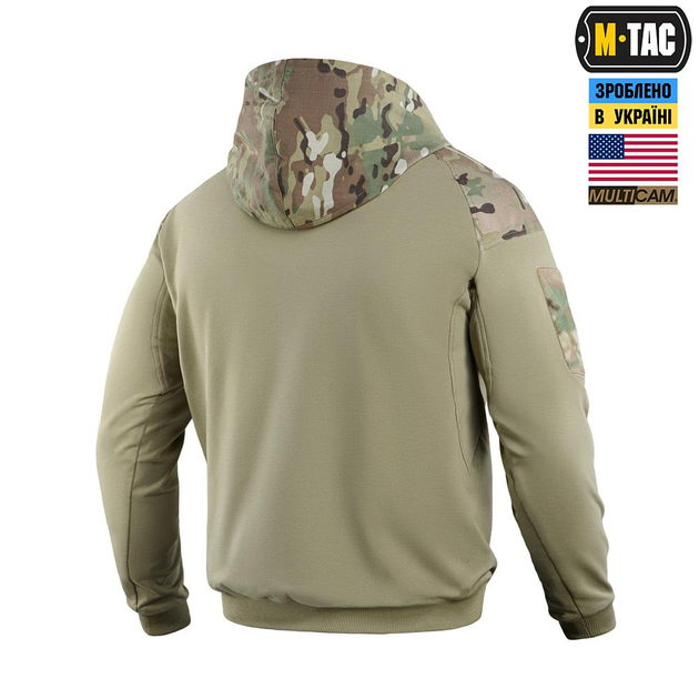 Кофта M-Tac Hoodie Combat Multicam/Tan Розмір XS - зображення 2