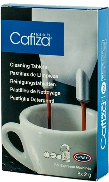 Таблетки для очищення кавомашини Urnex Cafiza 8 шт (1001000041) - зображення 1