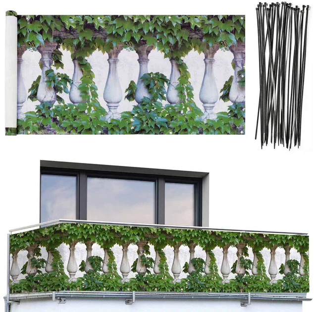 Балконне покриття Maximex Ivy Fence 5 м х 85 см (4008069030477)  - зображення 5