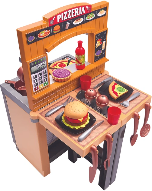 Zestaw do gry Ecoiffier Pizza 33 akcesoria (3280250016939) - obraz 4