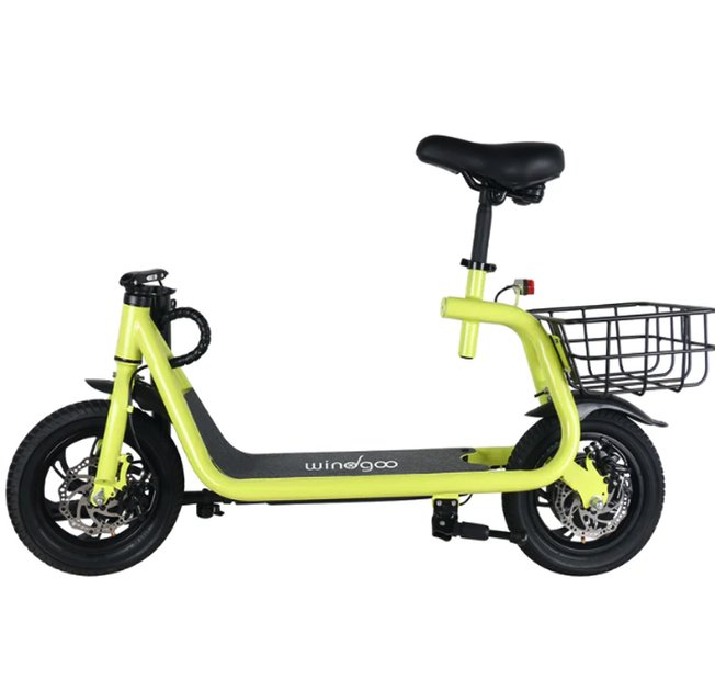 Електро самокат Windgoo B9 10 Ач, 12", 500 Вт, зелений - зображення 3