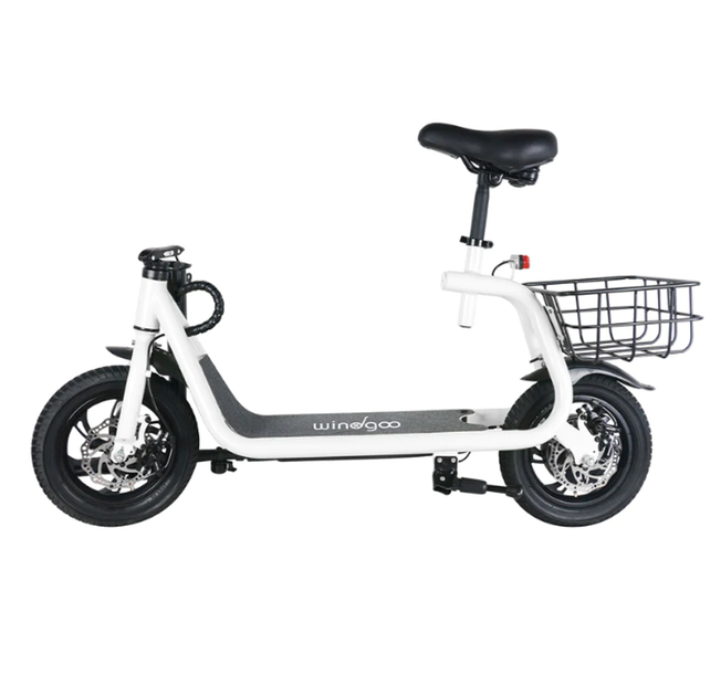 Электросамокат Windgoo B9 10 Ач, 12", 500 Вт, белый - Фото 2 Электросамокат Windgoo B9 10 Ач, 12", 500 Вт, белый - изображение 2