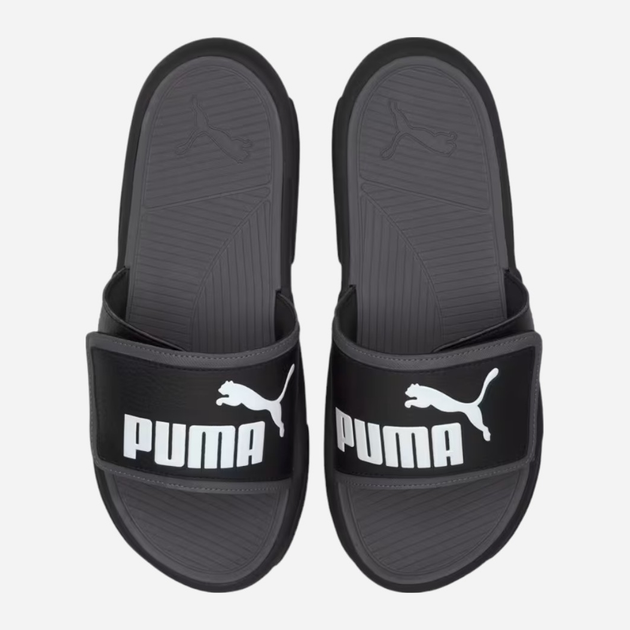 Чоловічі шльопанці для пляжу Puma Royalcat Comfort 372280-01 42 (8UK) Чорні (4062451855741) - зображення 6