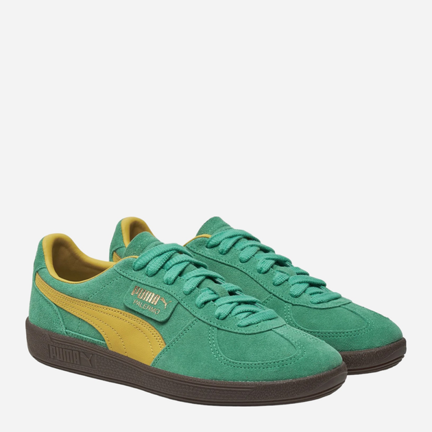 Жіночі кеди низькі Puma Palermo 396463-18 43 (9UK) Зелені (4067979237505) - зображення 2