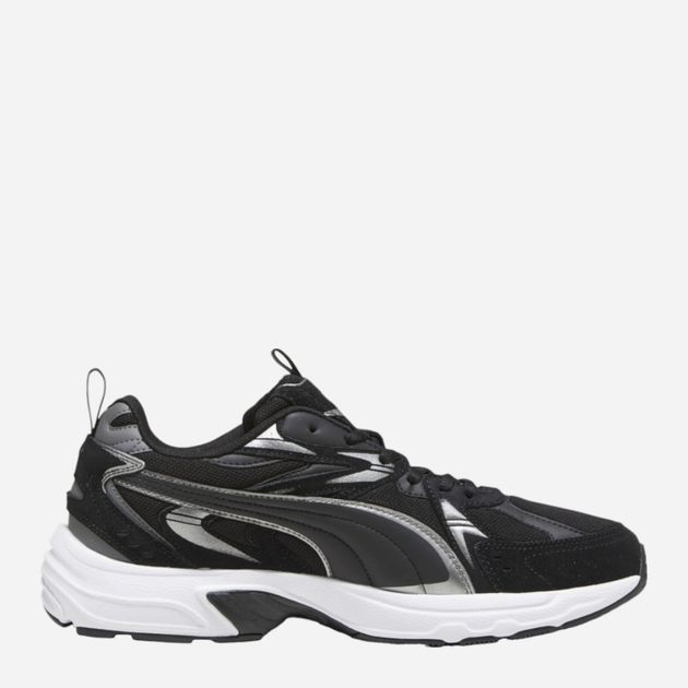 Buty do biegania męskie z amortyzacją Puma Milenio Tech Suede 393489-01 43 (9UK) Czarne (4099683182413) - obraz 1