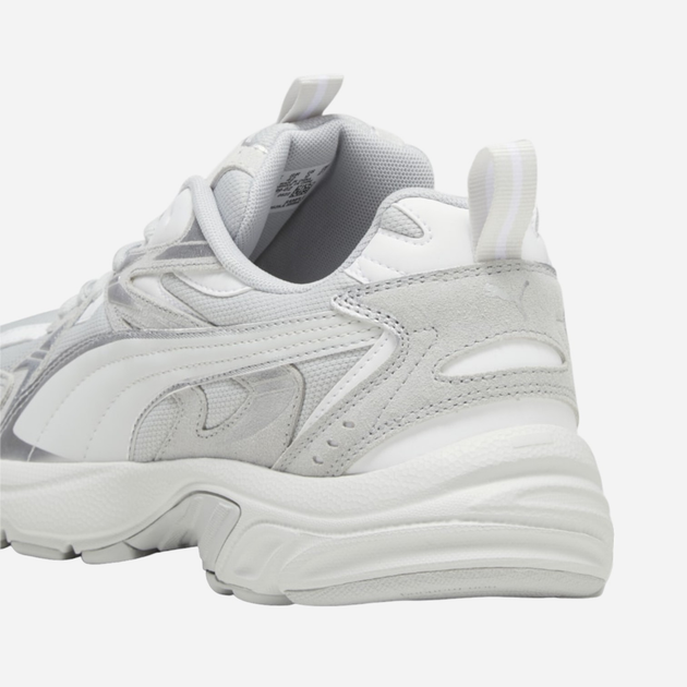 Buty sportowe męskie Puma Milenio Tech Suede 393489-02 40.5 (7UK) Białe (4099683182185) - obraz 6