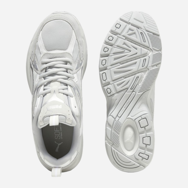 Buty sportowe męskie Puma Milenio Tech Suede 393489-02 44 (9.5UK) Białe (4099683182239) - obraz 4