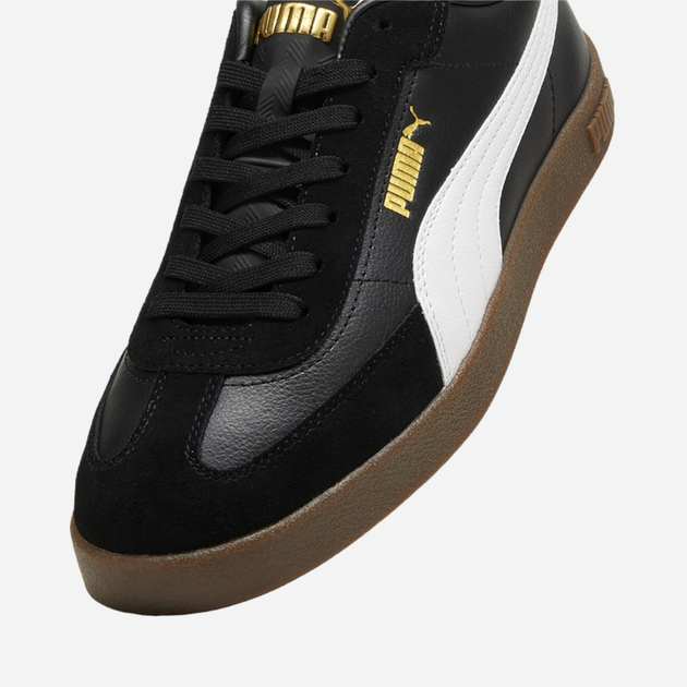 Sneakersy męskie skórzane Puma Club II Era 397447-02 42 (8UK) Czarne (4067979528849) - obraz 5