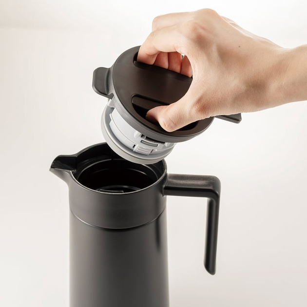 Serwer termiczny Hario z ceramiczną powłoką czarny 800 ml (2506010033) - obraz 3