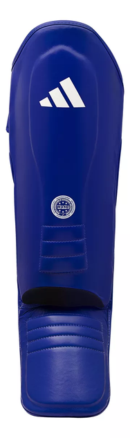 Захист гомілки та стопи для кікбоксингу Adidas Super Pro Shin Instep Guards WAKO (WAKOGSS11) Blue XL - зображення 3