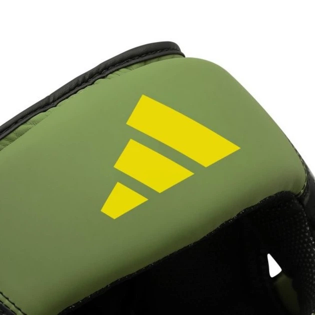 Боксерський шолом Adidas x Anderson Silva (ADIAS50HG) Green/Black/Yellow L - зображення 7