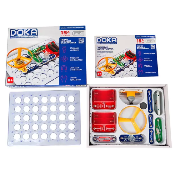Электронный конструктор Doka 70709 на 15 схем - изображение 3