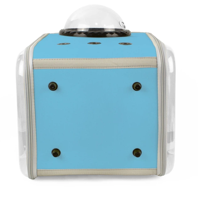 Рюкзак - переноска для кошек и собак 39х30х34 CosmoPet CP-28 Blue - изображение 6