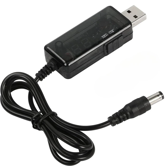 Кабель для роутера USB 5V в 9V і 12V Підвищує перехідник перетворювач живлення від повербанку - зображення 5