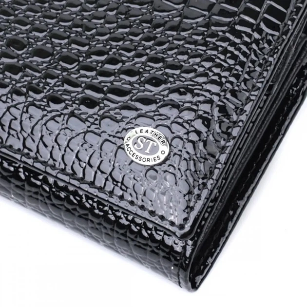 Жіночий лаковий шкіряний гаманець ST Leather 22679 - Фото 8 Жіночий лаковий шкіряний гаманець ST Leather 22679 - зображення 8