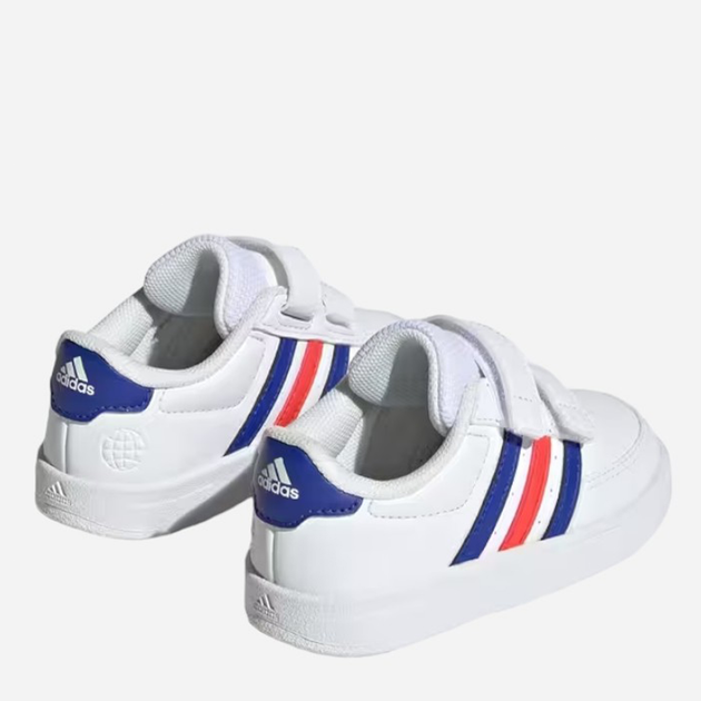 Дитячі кеди для хлопчика adidas Breaknet 2.0 CF I HP8971 26 Білі з синім і червоним (4066749944742) - зображення 4
