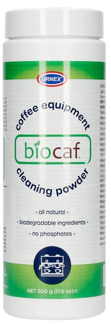 Порошок Urnex Biocaf для чищення кавомашин 500 г (1001000082) - зображення 1
