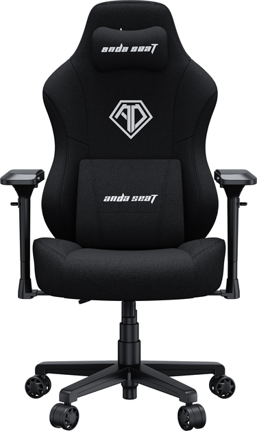 Кресло игровое Anda Seat Phantom 3 Pro Size L Black Fabric (AD18YC-06-B-F) - изображение 1