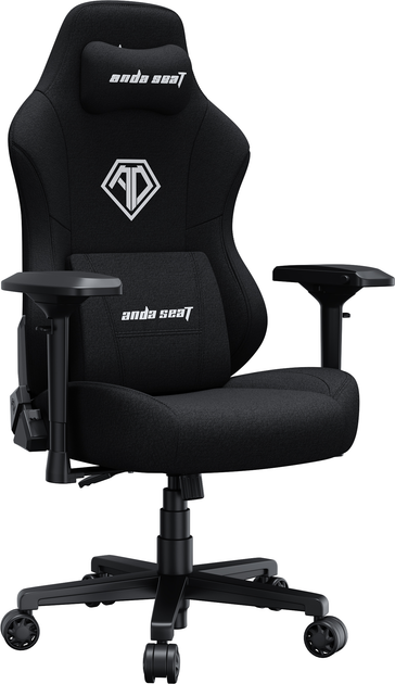 Кресло игровое Anda Seat Phantom 3 Pro Size L Black Fabric (AD18YC-06-B-F) - изображение 2