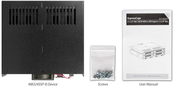 Backplane ICY DOCK ExpressCage MB324SP-B - obraz 11