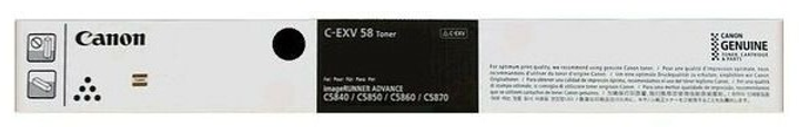 Toner Canon C-EXV58 BK Black (3763C002) - obraz 2