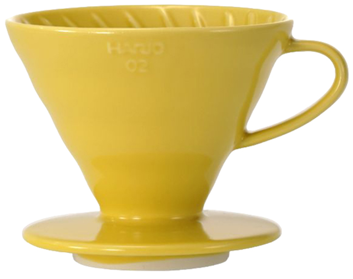 Dripper Hario V60-02 Ceramiczny Żółty (4977642728998) - obraz 2